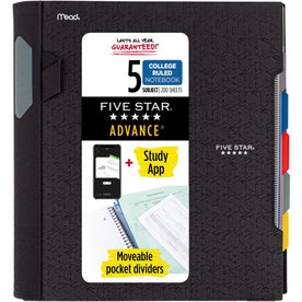 Mead College Ruled Subject Notebook - Durable Spiral Design - 200 Pages - Notebooks