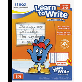 Mead Dotted Line Writing Tablet: 40 Pages 0.75’’ Ruled 8’’ x 10’’ - White Paper - Handwriting & Pads