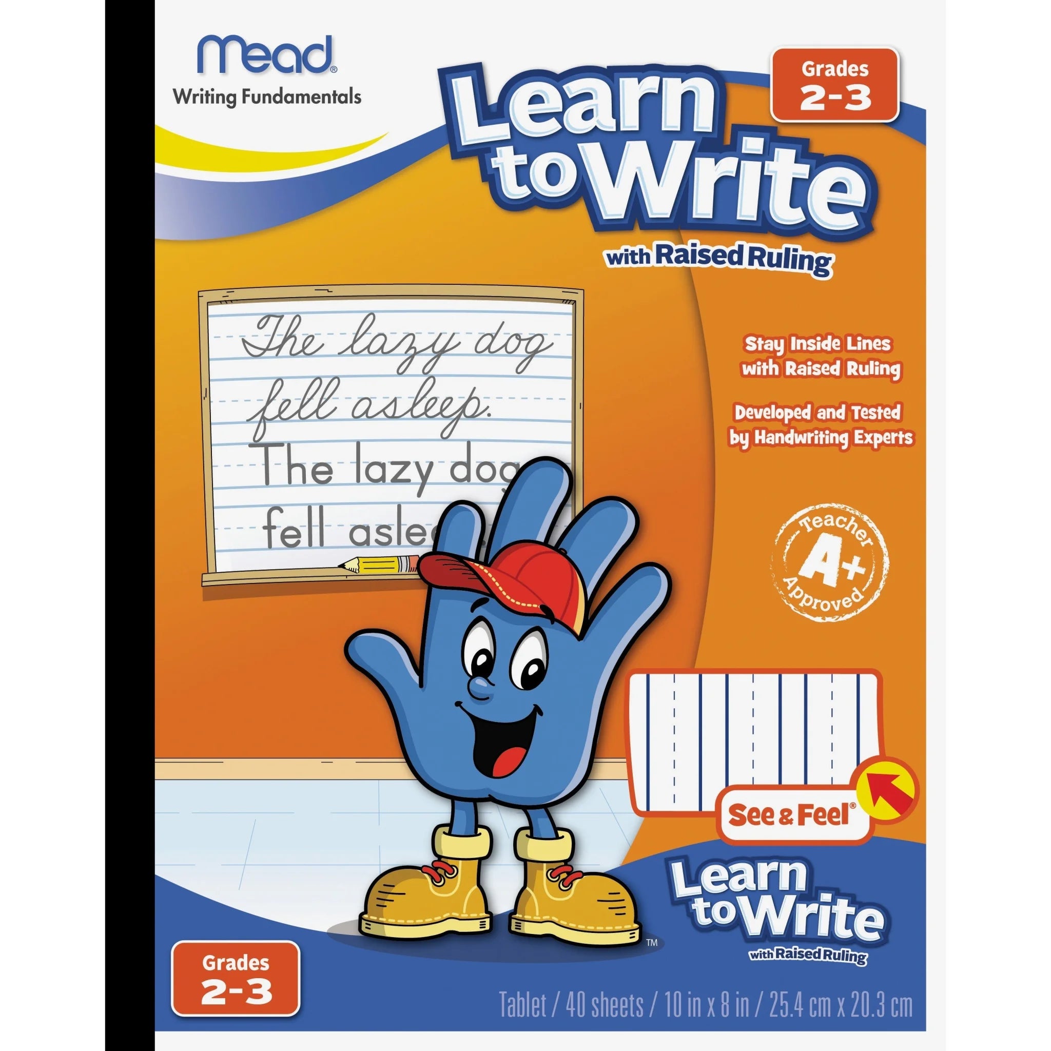 Mead Dotted Line Writing Tablet: 40 Pages 0.75’’ Ruled 8’’ x 10’’ - White Paper - Handwriting & Pads