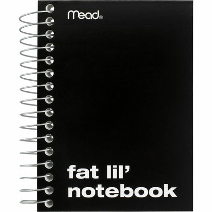 Mead Fat Lil’ Notebook: 200 Sheets Wire Bound 4’’ x 5 1/2’’ White Paper - Notebooks