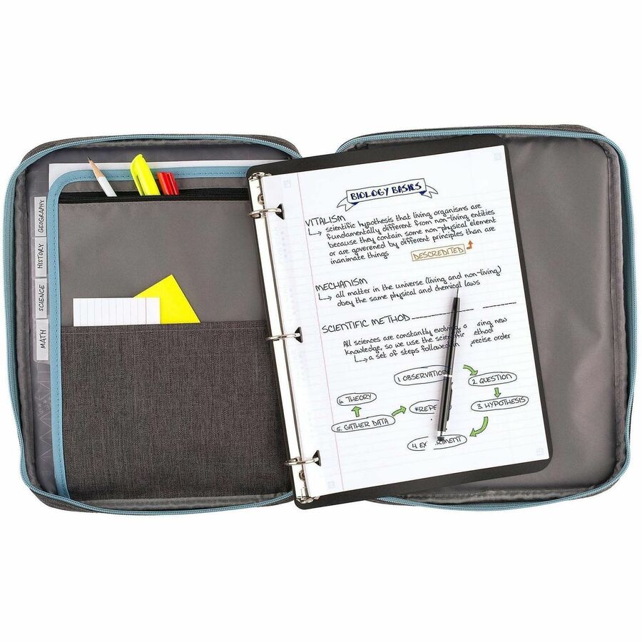 Mead Five Star Carry-All Zipper Binder - Alternate-Image4