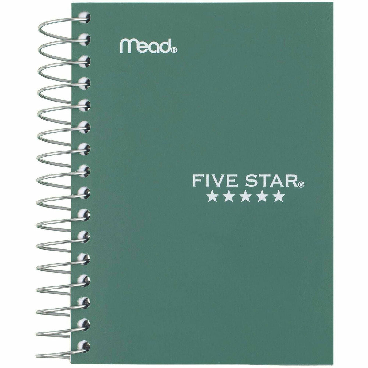 Mead Five Star Fat Lil’ Wirebound Notebook - 200 Pages - Plain - Coilock - 4’’ x 5 1/2’’ Sheet Size - Assorted Poly