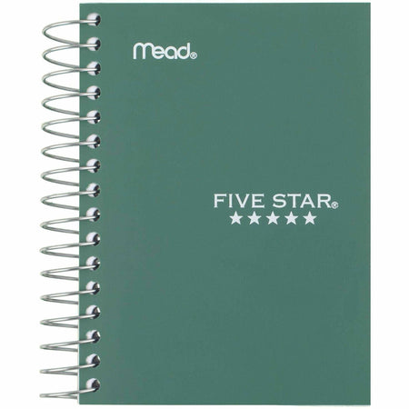 Mead Five Star Fat Lil’ Wirebound Notebook - 200 Pages - Plain - Coilock - 4’’ x 5 1/2’’ Sheet Size - Assorted Poly