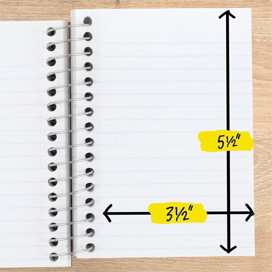 Mead Five Star Fat Lil’ Wirebound Notebook - 200 Pages - Plain - Coilock - 4’’ x 5 1/2’’ Sheet Size - Assorted Poly