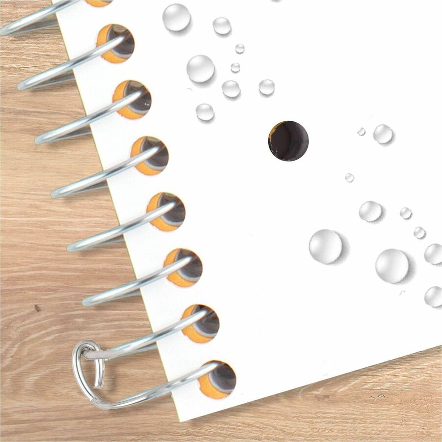 Mead Five Star Wirebound Notebook, 1 Subject, College Ruled, 11" x 8 1/2" , White - Alternate-Image5