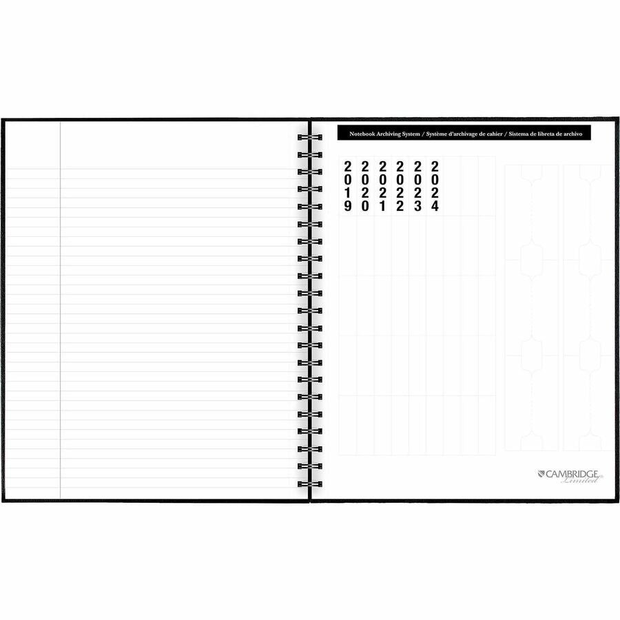Mead Hardbound Business Notebook - Letter - Left