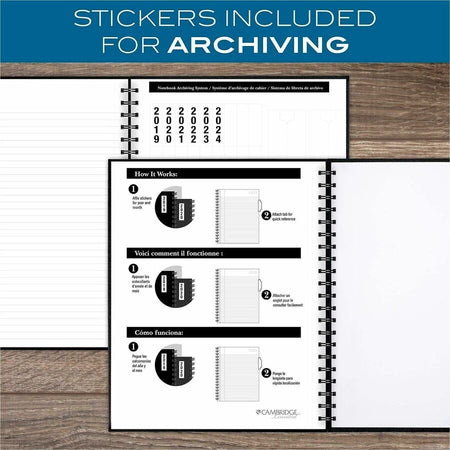 Mead Hardbound Business Notebook - Letter - Alternate-Image3