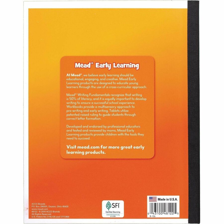 Mead Learn To Letter Writing Book Printed Book - Alternate-Image3