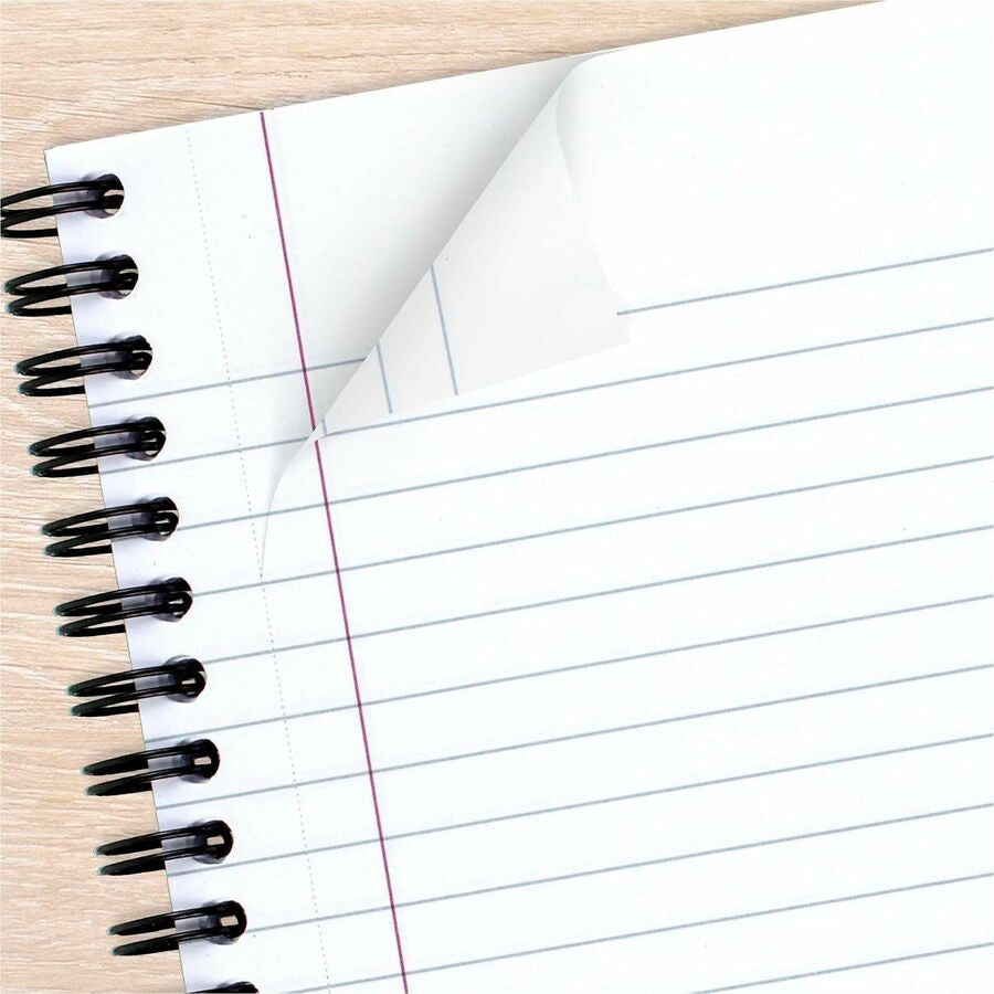 Mead Legal Business Notebook - 80 Sheets - Wire Bound - 0.28’’ Ruled - 20 lb Basis Weight - 6’’ x 9 1/2’’ Sheet Size