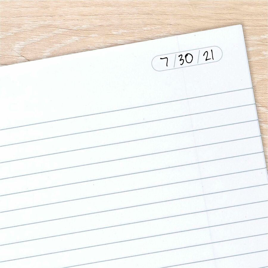 Mead Legal Business Notebook - 80 Sheets - Wire Bound - 0.28’’ Ruled - 20 lb Basis Weight - 6’’ x 9 1/2’’ Sheet Size