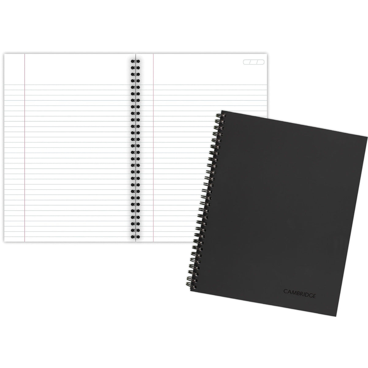Mead Legal Business Notebook - 80 Sheets - Wire Bound - 0.28’’ Ruled - 20 lb Basis Weight - 6’’ x 9 1/2’’ Sheet Size