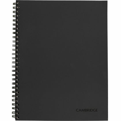 Mead Limited Meeting Notebook: 80 Pages Wire Bound 7 1/4’’ x 9 1/2’’ - Black Cover - Notebooks