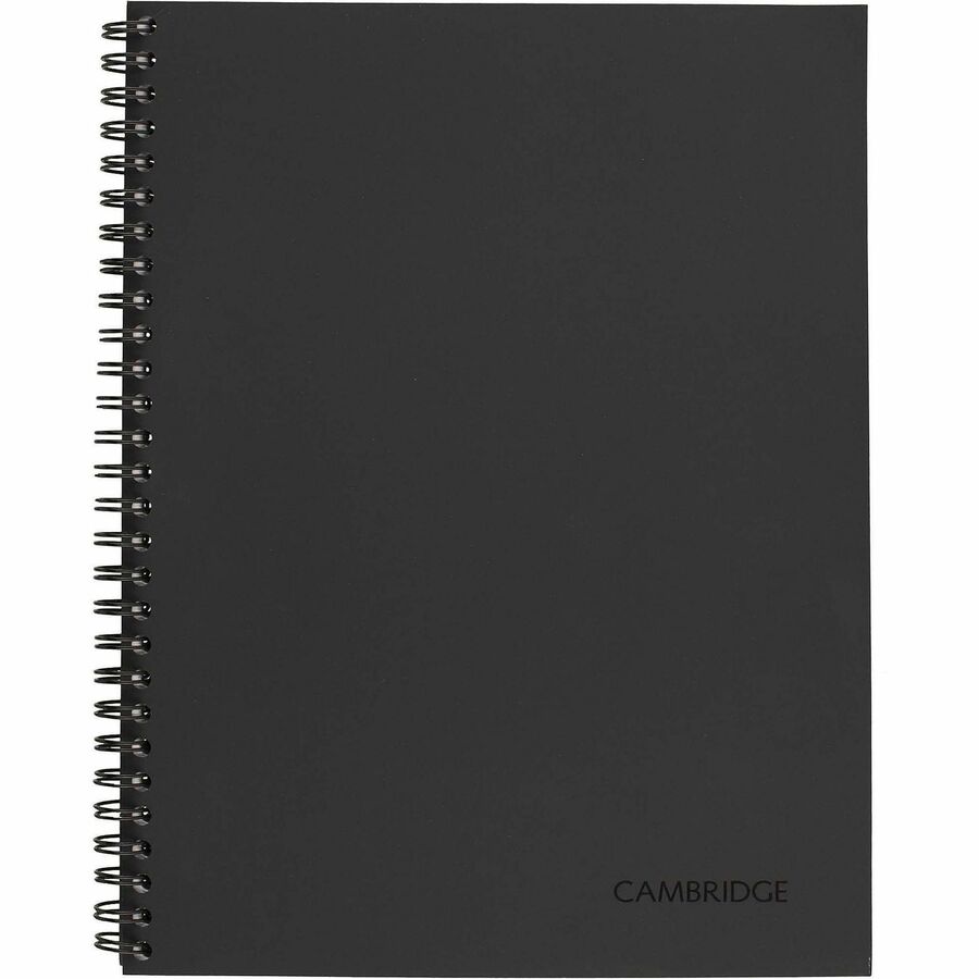 Mead Limited Meeting Notebook - 80 Pages - Wire Bound - Both Side Ruling Surface - Ruled Front - Notebooks