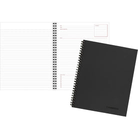 Mead Limited Meeting Notebook: Letter Size Wire Bound Black Linen Cover - Notebooks
