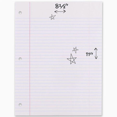 Mead Notebook Filler Paper - Letter - Alternate-Image2