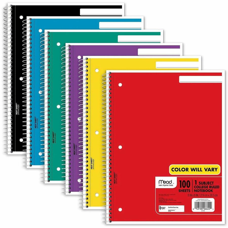 Mead One-subject Spiral Notebook - Alternate-Image1