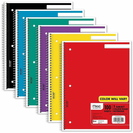 Mead One-subject Spiral Notebook - Alternate-Image1