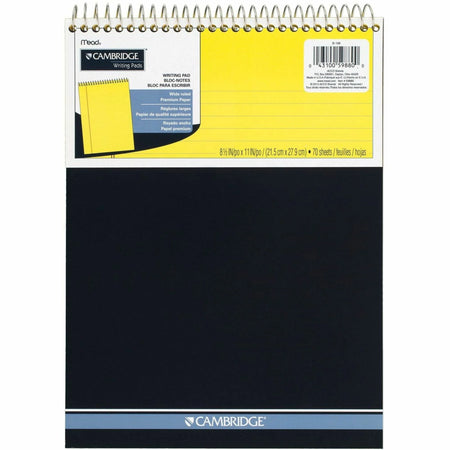 Mead Premium Legal Pad: 70 Sheets 8.5’’ x 11.75’’ Canary Paper - Letter & Jr. Pads
