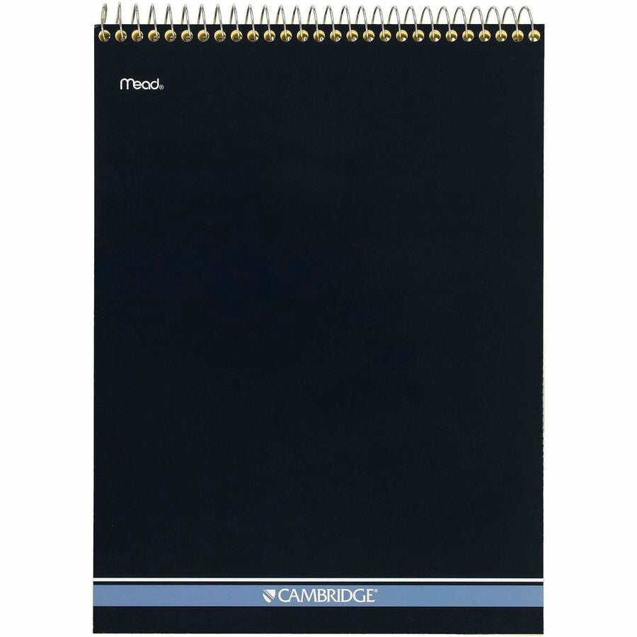Mead Premium Wirebound Legal Pads - 70 Sheets - Spiral - 20 lb Basis Weight - 8 1/2’’ x 11 3/4’’ Sheet Size - Canary