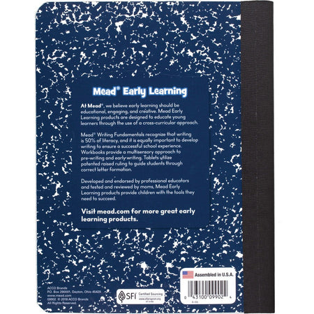 Mead Primary K-2 Creative Story Journal: 100 Sheets 200 Pages Manuscript Alphabet - Student Notebooks & Folders