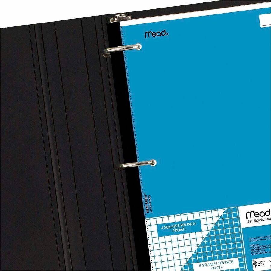 Mead Quad Wireless Neatbook Notebook - Letter - Alternate-Image4