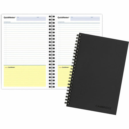 Mead QuickNotes Business Notebook: Jr. Legal 80 Sheets Wire Bound - Notebooks