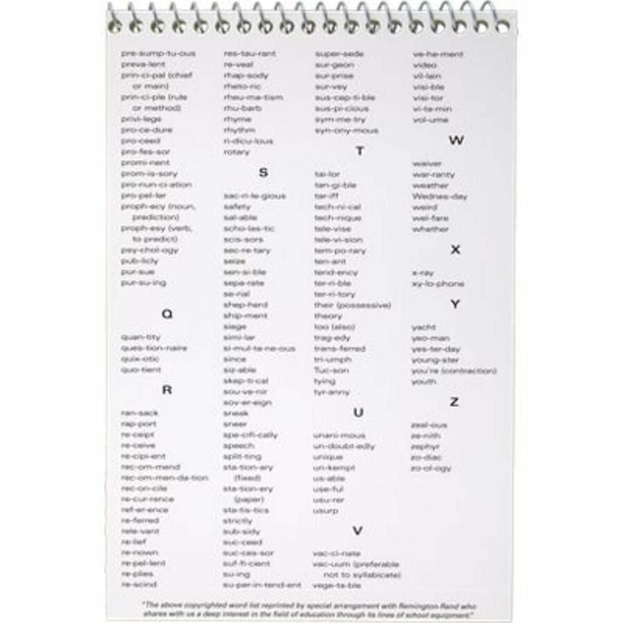 Mead Spell-Write Steno Book - 80 Sheets - Wire Bound - 6’’ x 9’’ Sheet Size - Green Paper - Cardboard Cover - 1 Each