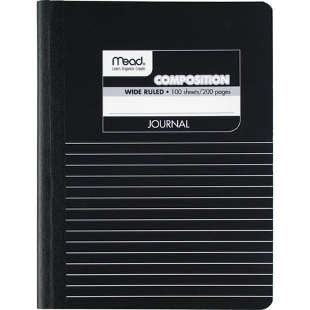 Mead Square Deal Black Marble Journal: 100 Sheets 7 1/2’’ x 9 3/4’’ - Schedule Planner - Notebooks