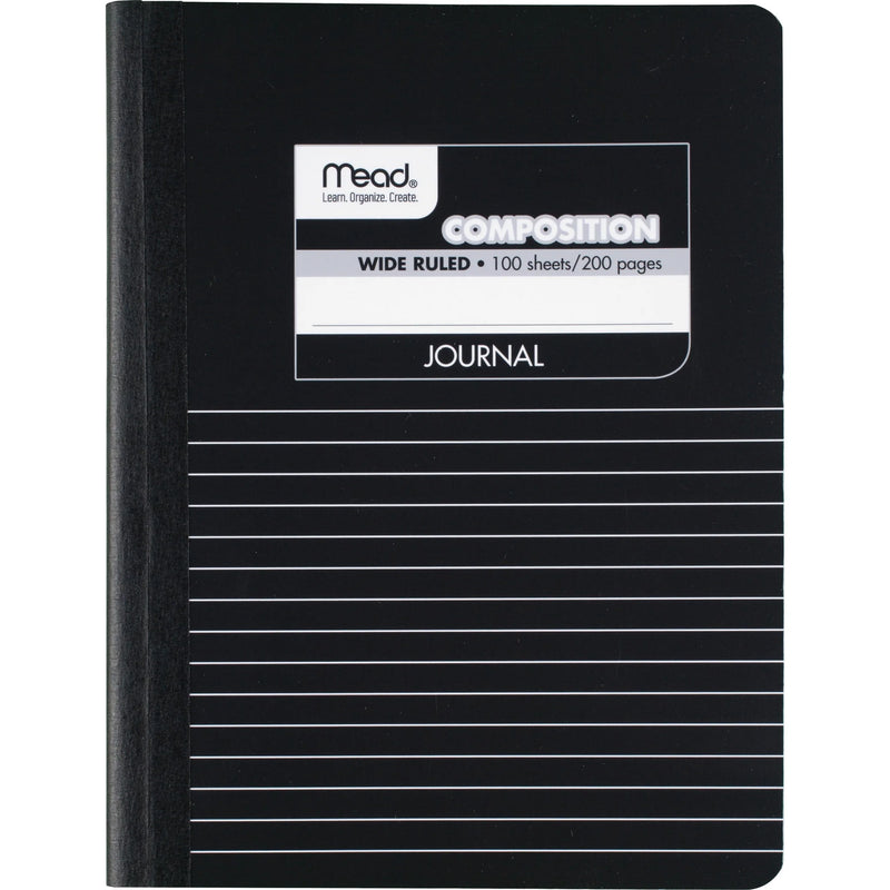 Mead Square Deal Black Marble Journal: 100 Sheets 7 1/2’’ x 9 3/4’’ - Schedule Planner - Notebooks