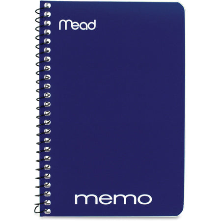 Mead Wirebound Memo Notebook - 40 Sheets - Wire Bound - 4’’ x 6’’ Sheet Size - Assorted Paper - Tan Board Cover - 1