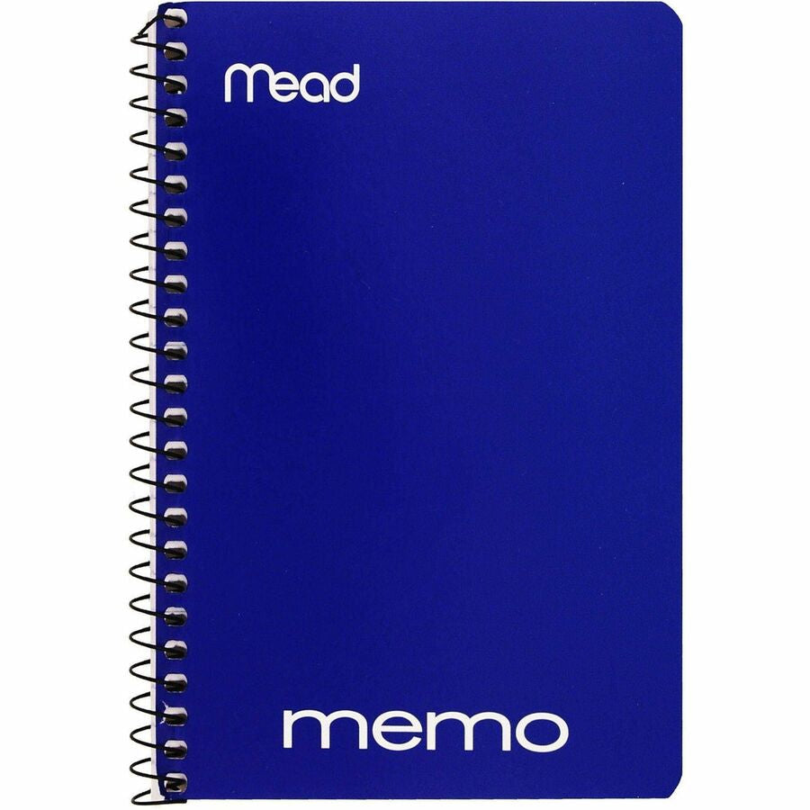 Mead Wirebound Memo Notebook - 40 Sheets - Wire Bound - 4’’ x 6’’ Sheet Size - Assorted Paper - Tan Board Cover - 1