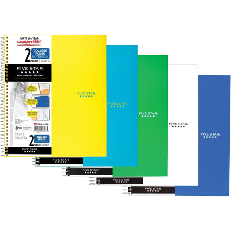 Mead Wirebound Notebooks - 100 Sheets - Wire Bound - 9 1/2’’ x 6’’ Sheet Size - White Paper - Assorted Cover