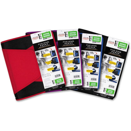 Mead Zipper Binder: 500-Sheet Capacity Multi-colored Durable - Organizer/Zip Binders
