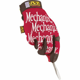 Mechanix Wear Gloves - 10 Size Number - Large - Red - 2 / Pair - Work