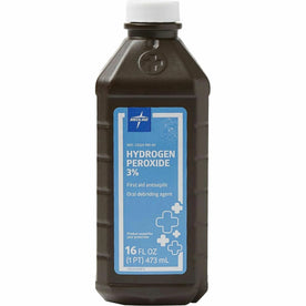 Medline 3% USP Hydrogen Peroxide: Cleaning Solution for Cuts & Burns - Wound Care