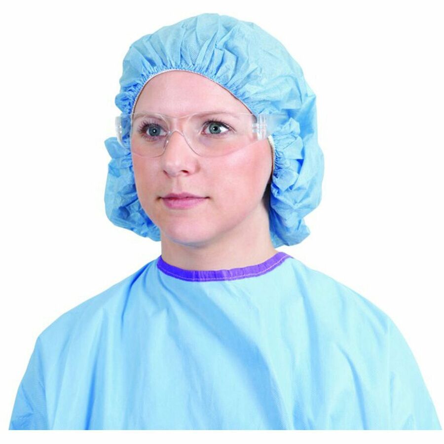 Medline Clear Frame/Lens Safety Glasses - Alternate-Image1