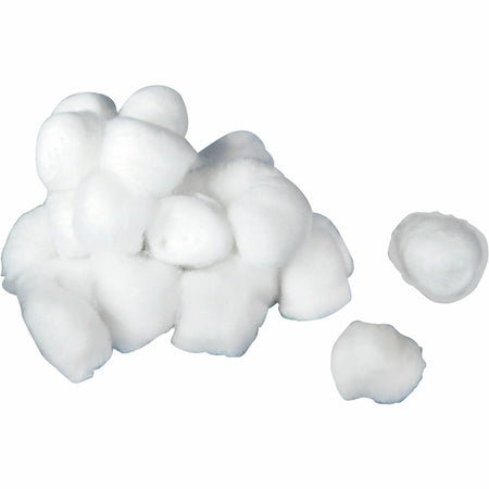Medline Cotton Balls: Medium 100% White - 2000 / Pack - Balls & Swabs