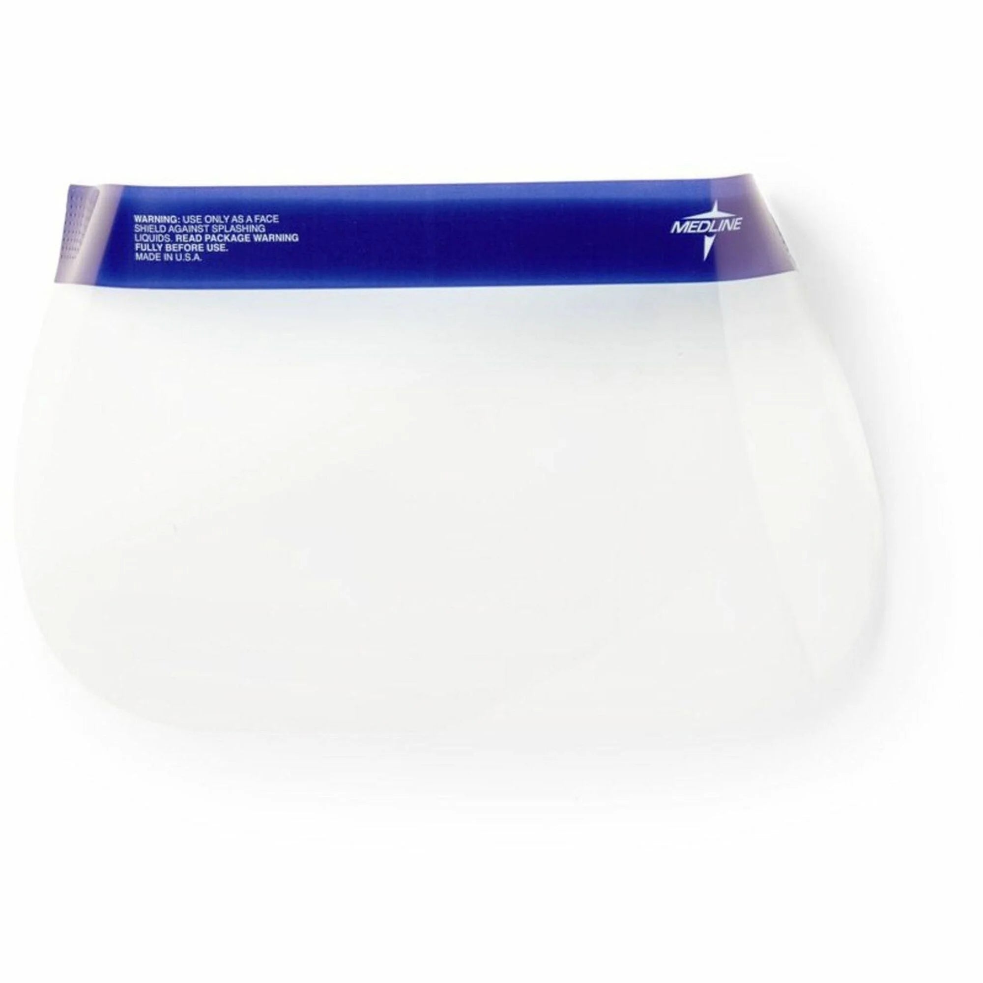 Medline Disposable Face Shields - Fog & Splash Protection - Lightweight Anti-fog - Protective Gear