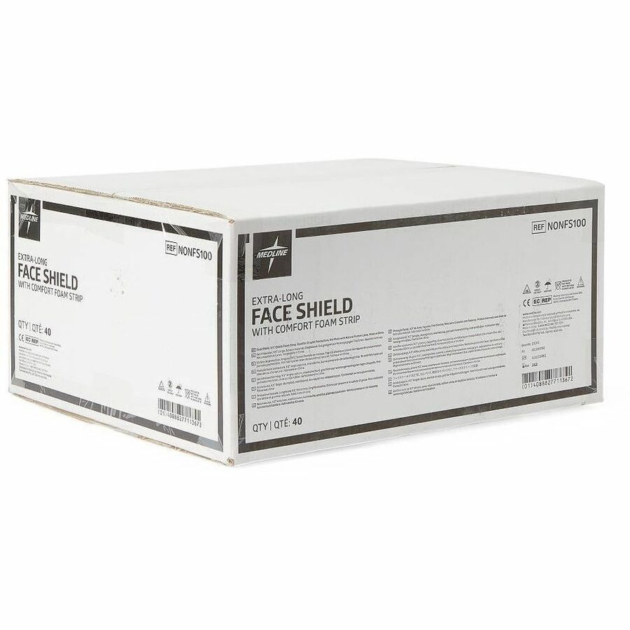 Medline Disposable Full-Length Face Shields - Alternate-Image8