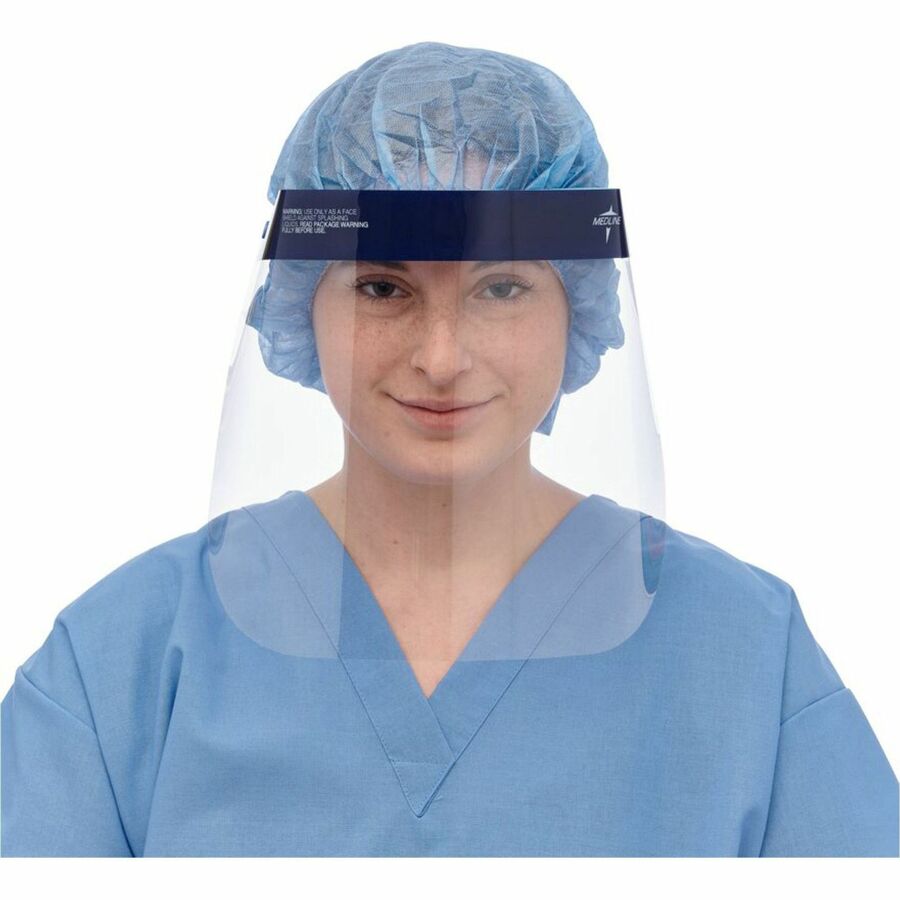 Medline Disposable Full-Length Face Shields - Alternate-Image1