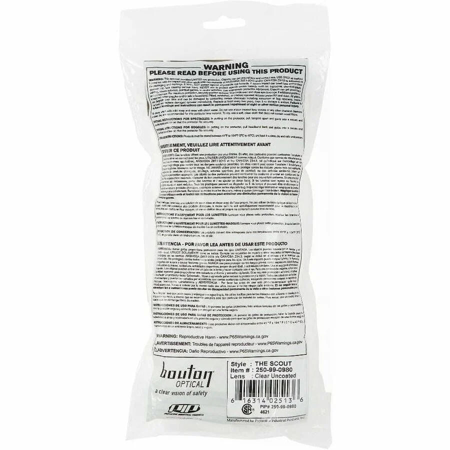 Medline Visitor Safety Glasses - Clear Latex-free - 1 Each - Protective Gear