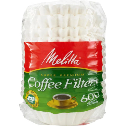 Melitta Super Premium Coffee Filters - Heavyweight Tear Resistant - 600 Pack