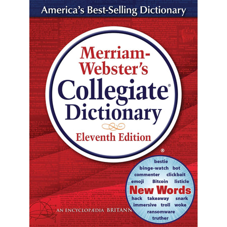 Merriam-Webster 11th Edition Collegiate Dictionary: Comprehensive English Reference - Books