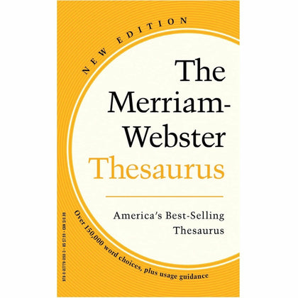 Merriam-Webster Paperback Thesaurus: 150,000 Pages - Comprehensive Reference - Books