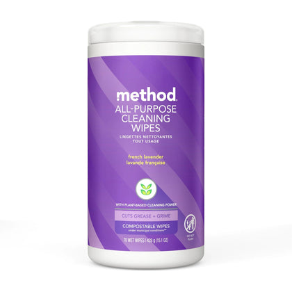 Method All-purpose Cleaning Wipes: French Lavender Scent 70 Wipes