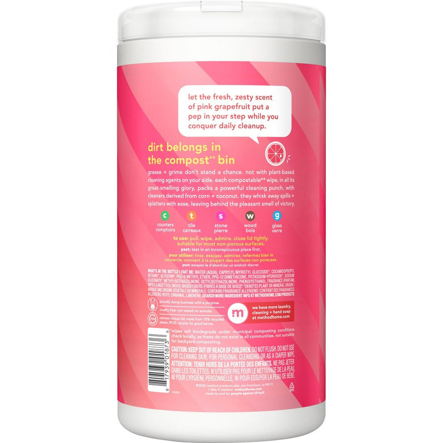 Method All-purpose Cleaning Wipes - Rear