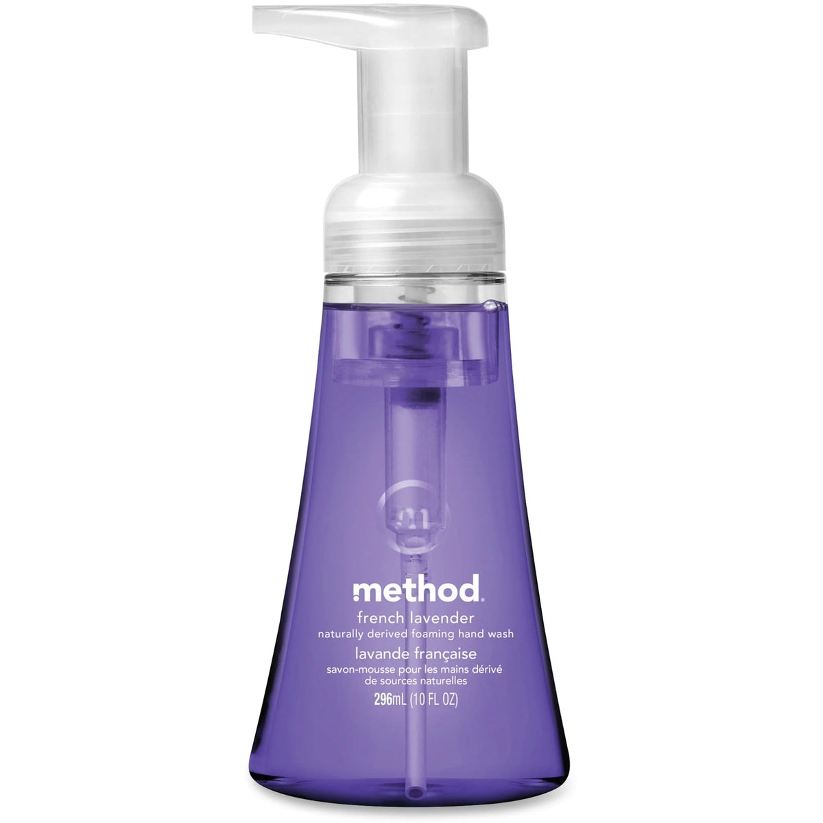 Method Foaming Hand Soap: French Lavender Scent 10 fl oz Pump Bottle - Dirt Remover - Soaps/Cleaners