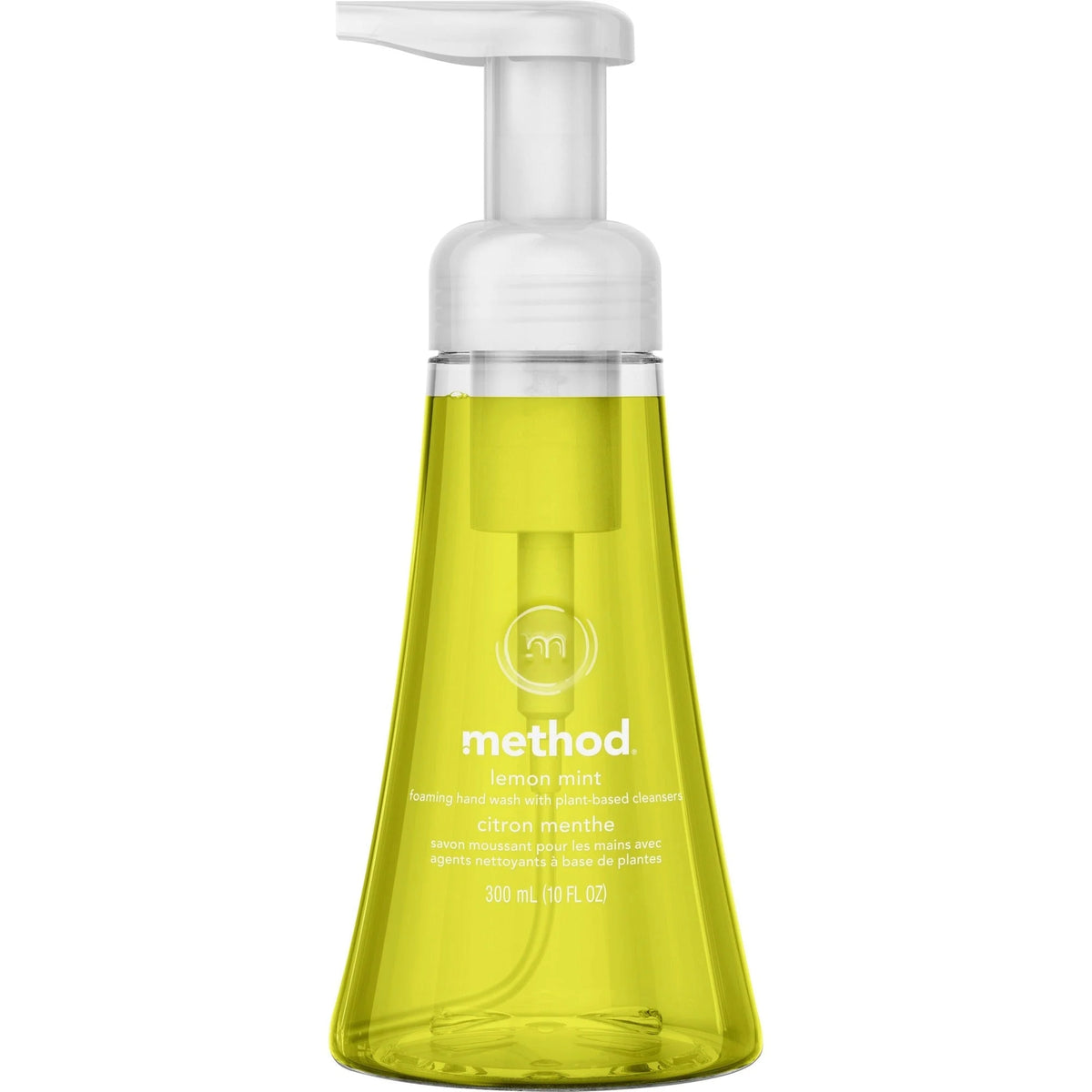 Method Foaming Hand Soap: Lemon Mint Scent 10 fl oz Pump Bottle - Paraben Phthalate Triclosan-free - Soaps/Cleaners