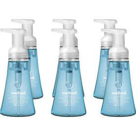 Method Foaming Hand Soap: Sea Mineral Scent 10 fl oz Pump Bottle - Light Blue - Soaps/Cleaners