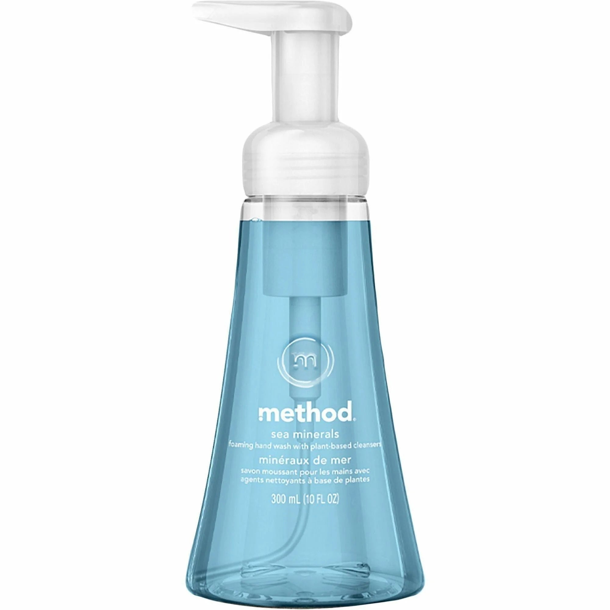 Method Foaming Hand Soap: Sea Mineral Scent 10 fl oz Pump Bottle - Rich Lather Non-toxic - Soaps/Cleaners